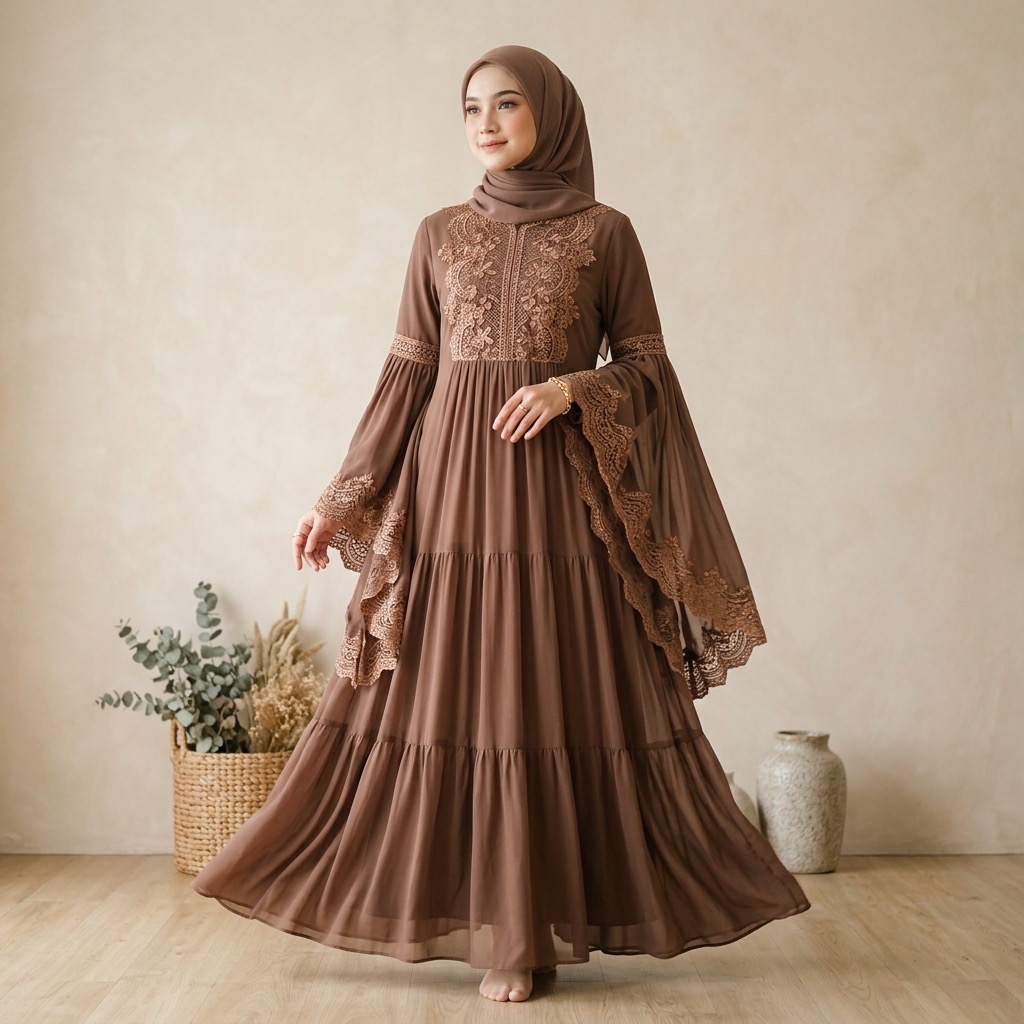 Gamis Elora Brown